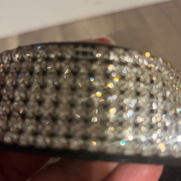 STREETS AHEAD SWAROVSKI CRYSTAL BELT WITH BLACKENED EMBOSSED WESTERN BUCKLE main image 3